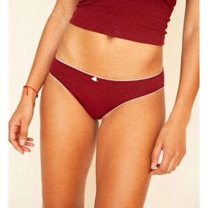 Low Rise Underwear in Bordeaux